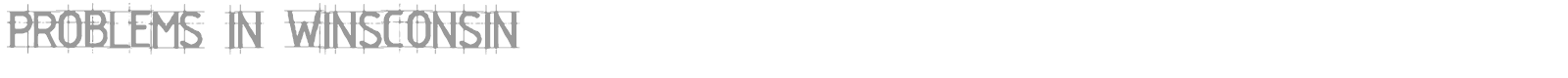 Problems in Winsconsin font preview